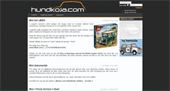 Desktop Screenshot of hundkoja.com